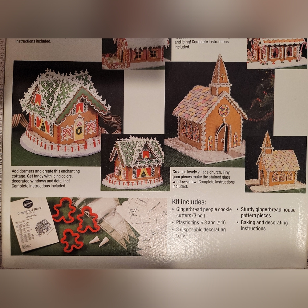 Wilton 1991 Gingerbread House Kit - Picture 4 of 5